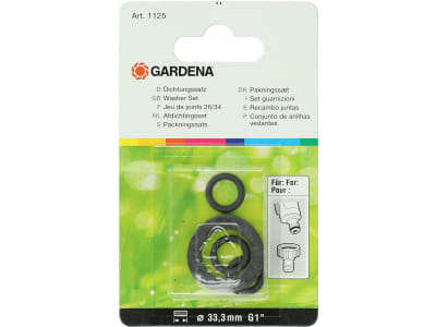 Gardena SB-Dichtungssatz  1 Flachdichtung, 3 O-Ringe  01125-20