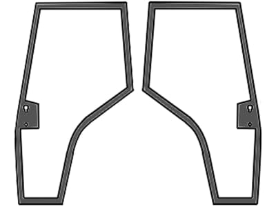 Türscheibe, grün/klar, links/rechts, geklebt, Siebdruck für Massey Ferguson 4000 Türscheibe, grün/klar, links/rechts, geklebt, Siebdruck für Massey Ferguson 4000