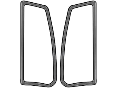 Seitenscheibe, grün, links/rechts, geklebt, Siebdruck, für Deutz-Fahr, Hürlimann, Lamborghini, Same, Kabine MK2; MK3 Seitenscheibe, grün, links/rechts, geklebt, Siebdruck, für Deutz-Fahr, Hürlimann, Lamborghini, Same, Kabine MK2; MK3