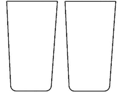 Frontscheibe, grün, unten links/rechts, für Case IH 700, 800, 900, 1000, 3000, 4000, Kabine XL