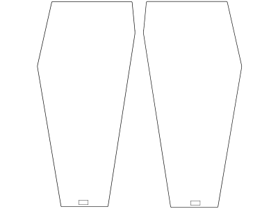 Frontscheibe, klar, unten links/rechts, für Deutz-Fahr DX, Agroprima, Agroxtra, Kabine Agroxtra; Agroprima; Star Cab