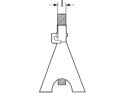 KUNZER Unterstellbock "WK 3012.1" Tragkraft 10 t/St., 1 Paar, WK 3012.1