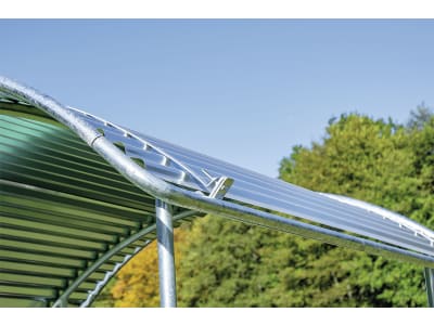 Patura Dachkanten-Schutzbügel Stahlrohr verzinkt für Viereckraufen Patura Dachkanten-Schutzbügel Stahlrohr verzinkt für Viereckraufen