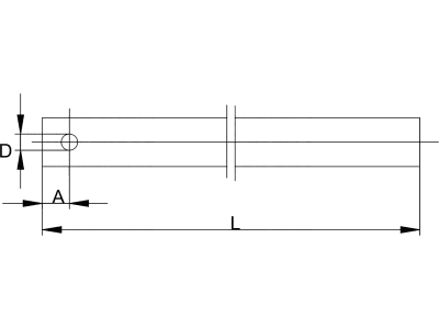 Walterscheid Profilrohr 1bH Stahl (gehärtet), 39,5; 49 x 4,5 mm, 680 mm, 1056656