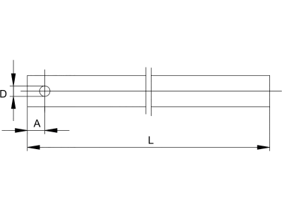 Walterscheid Profilrohr 1G beschichtet, 41; 48 x 2,7 mm, 1.400 mm, 1135938