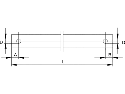 Walterscheid Profilrohr 2a Standard, 48; 57,5 x 4,0 mm, 1.400 mm, 1123599