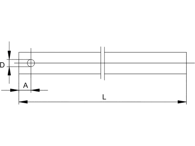 Walterscheid Profilrohr 1b Standard, 39,5; 49 x 4,5 mm, 1.400 mm, 1123385