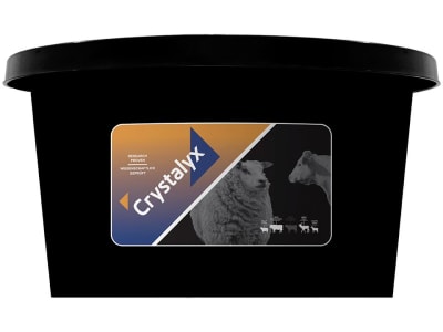 Crystalyx® Garlyx energiereiche Leckmasse mit natürlichen Knoblauchbestandteilen für Rinder, Schafe, Ziegen und Gatterwild   Leckmasse 80 kg Kübel