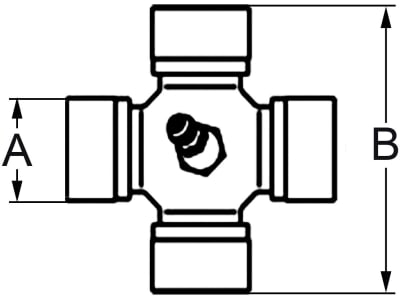 Bondioli & Pavesi Kreuzgarnitur SFT S9, 30,2 x 99,4 mm, Weitwinkel, 412060012R24