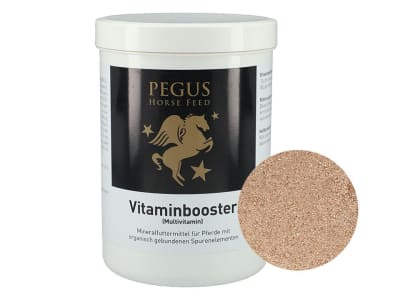 Pegus Vitaminbooster getreidefreies und melassefreies Mineralfutter für Pferde mit dem Plus an Biotin 750 g Dose Pegus Vitaminbooster getreidefreies und melassefreies Mineralfutter für Pferde mit dem Plus an Biotin 750 g Dose