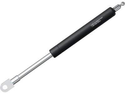 Gasdruckfeder mit Bohrung/Kugelkopf 6/10 mm, 210 – 255 mm, 150 N Gasdruckfeder mit Bohrung/Kugelkopf 6/10 mm, 210 – 255 mm, 150 N