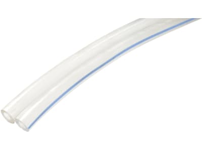 Doppel-Pulsschlauch 2 x 7/13 x 3 mm x 30 m, blauer Streifen, Plastik Doppel-Pulsschlauch 2 x 7/13 x 3 mm x 30 m, blauer Streifen, Plastik