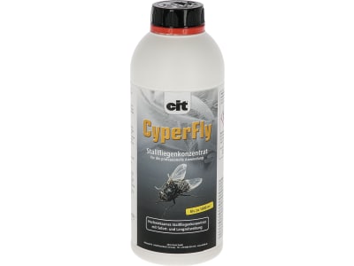 Cit Insektenschutzmittel "CyperFly" 1.000 ml Konzentrat, für Rinder, Schweine, Pferde und Geflügel gegen Stallfliegen, Bremsen, Mücken und kriechendes Ungeziefer, 299531 Cit Insektenschutzmittel "CyperFly" 1.000 ml Konzentrat, für Rinder, Schweine, Pferde und Geflügel gegen Stallfliegen, Bremsen, Mücken und kriechendes Ungeziefer, 299531