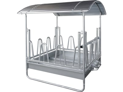KERBL Heuraufe "Standard" B x H x T: 2,30 x 2,50 x 2,30 m 12 Fressplätze, feuerverzinkt, für Rinder und Pferde, Rund- und Rechteckballen bis 1,80 m Länge, 291289 KERBL Heuraufe "Standard" B x H x T: 2,30 x 2,50 x 2,30 m 12 Fressplätze, feuerverzinkt, für Rinder und Pferde, Rund- und Rechteckballen bis 1,80 m Länge, 291289