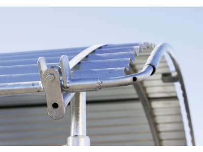 KERBL Heuraufe "Standard" B x H x T: 2,30 x 2,50 x 2,30 m 12 Fressplätze, feuerverzinkt, für Rinder und Pferde, Rund- und Rechteckballen bis 1,80 m Länge, 291289 KERBL Heuraufe "Standard" B x H x T: 2,30 x 2,50 x 2,30 m 12 Fressplätze, feuerverzinkt, für Rinder und Pferde, Rund- und Rechteckballen bis 1,80 m Länge, 291289