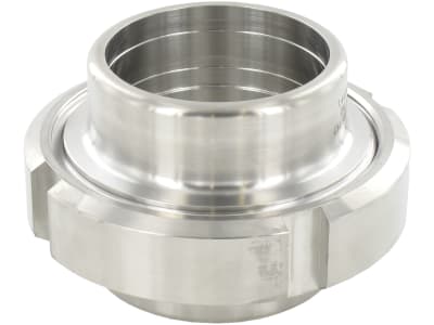 Verschraubung "Walz" DN 1", poliert, Chrom-Nickel-Stahl (Werkstoff 1.4301) Verschraubung "Walz" DN 1", poliert, Chrom-Nickel-Stahl (Werkstoff 1.4301)