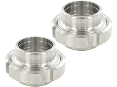 Verschraubung "Walz" , poliert, Chrom-Nickel-Stahl (Werkstoff 1.4301) Verschraubung "Walz" , poliert, Chrom-Nickel-Stahl (Werkstoff 1.4301)