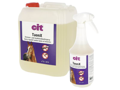 Cit Insektenspray "TaonX" für Pferde gegen Bremsen, Pferdefliegen, Stechmücken und andere Arthropoden Cit Insektenspray "TaonX" für Pferde gegen Bremsen, Pferdefliegen, Stechmücken und andere Arthropoden