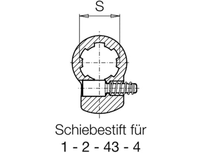 Bondioli & Pavesi Scherbolzenkupplung "LB" 100; Global; SFT 4; 43; G3; G4; S4, 1 3/8" 6, 6060E0303R