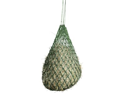KERBL Heunetz grün für ca. 7 kg getrocknetes Heu, Maschenweite 50 x 50 mm, mit Aufhängeringen, 321297