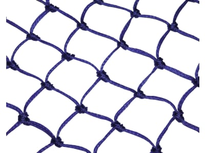 KERBL Heunetz blau für ca. 7 kg getrocknetes Heu, Maschenweite 50 x 50 mm, mit Aufhängeringen, 321298