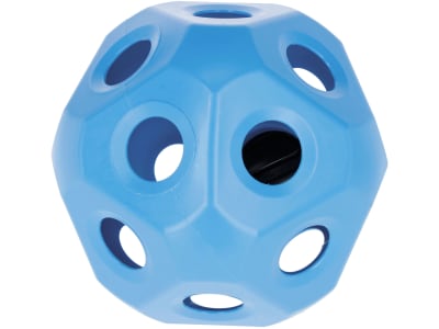 KERBL Futterspielball blau, 19 Fressöffnungen á 60 mm, 3210385 