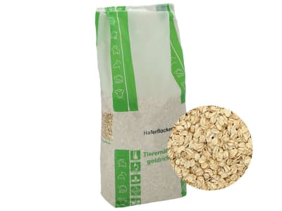 Futterhaferflocken Einzelfuttermittel 4 kg Sack Futterhaferflocken Einzelfuttermittel 4 kg Sack