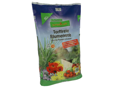 gartenkraft® Torffreie Blumenerde 40 l Sack gartenkraft® Torffreie Blumenerde 40 l Sack