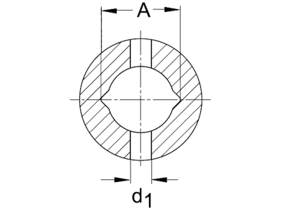 Walterscheid Profilgabel "RG P" P Baugröße 500, Profil S5, 1125321