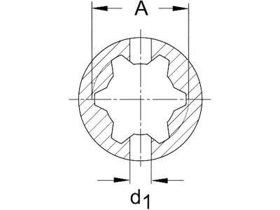 Walterscheid Profilgabel "RG P" P Baugröße 500, Profil S4, 1125356