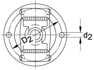 Walterscheid Weitwinkelflanschgabel "FG" WW80° Baugröße 2580, 1136983