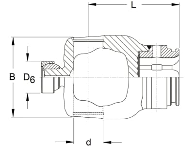 Walterscheid Weitwinkelprofilgabel "RG P" PW80° Baugröße 580, Profil S4, , 1133990