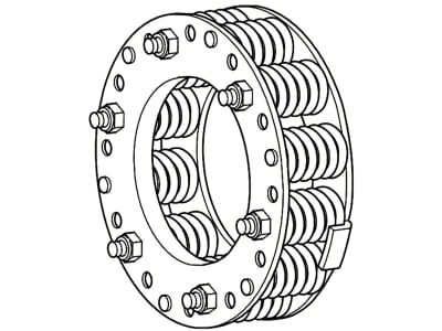 Walterscheid Federpaket für Reibkupplungen K97/4, 135 daNm, 1176994 Walterscheid Federpaket für Reibkupplungen K97/4, 135 daNm, 1176994