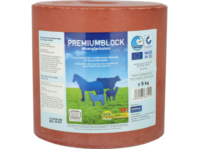 S.I.N. HELLAS Premiumblock Mineralleckstein aus Meersalz, für Ökobetriebe geeigneter Leckstein für Pferde, Rinder, Schafe, Ziegen, Wild 5 kg S.I.N. HELLAS Premiumblock Mineralleckstein aus Meersalz, für Ökobetriebe geeigneter Leckstein für Pferde, Rinder, Schafe, Ziegen, Wild 5 kg