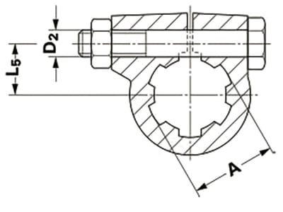 Walterscheid Verlängerungsstück, 1 3/8" 6 außen; 1 3/8" 6 innen, mit Schiebestift, 1084343 Walterscheid Verlängerungsstück, 1 3/8" 6 außen; 1 3/8" 6 innen, mit Schiebestift, 1084343
