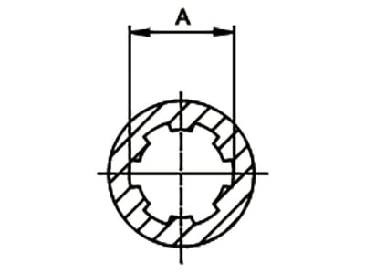 Walterscheid Nockenschaltkupplung "EK64/14R" Ø Teilkreis 118 mm, Auslösekraft 1.650 Nm, Profil 1 3/8" 6, Verschluss Klemmkonus CC, 1133892