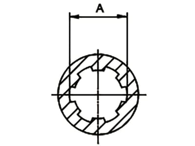 Walterscheid Scherbolzenkupplung "KB61/20", W 2400, 1 3/8" 6, d 32 mm, Auslösekraft 1.600 Nm, Verschluss Schiebestiftverschluss, 1326143