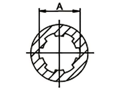 Walterscheid Freilaufkupplung "F5/1R" WW80° 2380, 1 3/8" 6, Verschluss Ziehverschluss ZV, 1112418