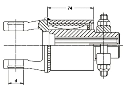 Walterscheid Freilaufkupplung "F5/2R" W 2500, 1 3/8" 6, Verschluss Ziehverschluss ZV, 1172685