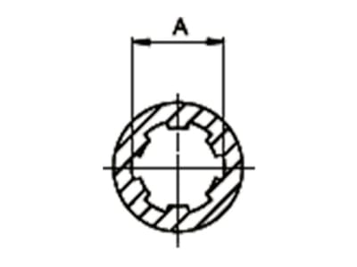 Walterscheid Reibkupplung "K90/4", W 2500, 1 3/4" 6, d 36 mm, Auslösekraft 1.500 Nm, Verschluss Klemmverschluss KF, 1342376