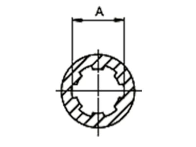 Walterscheid Reibkupplung "EK92/4", Ø Teilkreis 118 mm, 1 3/8" 6, Auslösekraft 1.050 Nm, mit Ziehverschluss, 6 x M 10, Verschluss Ziehverschluss ZV, 1053351