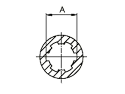 Walterscheid Reibkupplung "K96/4", W 2400, 1 3/4" 6, d 32 mm, Auslösekraft 1.500 Nm, Verschluss Klemmkonus CC, 1111566