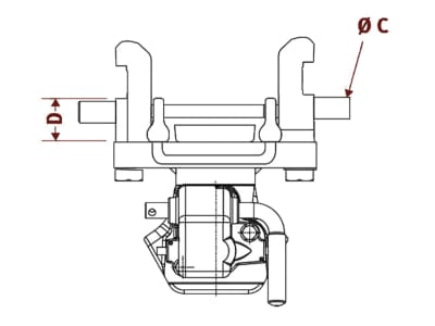 Walterscheid Zugmaul "KU2000/853B", automatisch mit Schienenweite 193 x 80 mm, Ø Bolzen 37 mm, schwarz, für Traktor mit Anhängebock, 8003996 Walterscheid Zugmaul "KU2000/853B", automatisch mit Schienenweite 193 x 80 mm, Ø Bolzen 37 mm, schwarz, für Traktor mit Anhängebock, 8003996