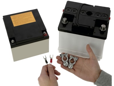 KERBL Anschlusskabel 3 m, für den Betrieb der automatischen Hühnerklappe mit einer 12 V-Batterie, 70557