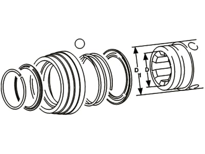 Walterscheid Ziehverschluss "Agraset 172", Verschluss Ziehverschluss ASGE, 1 3/8", D1 54 mm, Größe B, 1135048