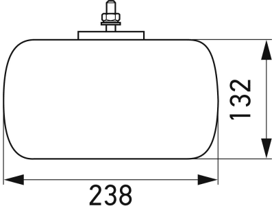 Hella® LED-Scheinwerfer "Jumbo LED" hängend, rechteckig, 9 – 32 V, 1FE 016 773-011