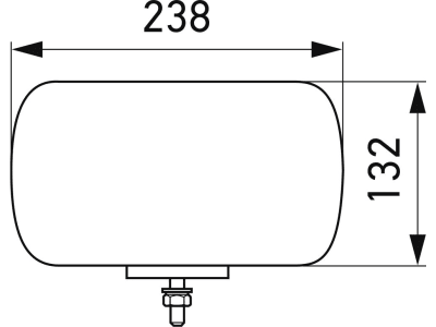 Hella® LED-Scheinwerfer "Jumbo LED" 238 x 132 x 113 mm 9 – 32 V