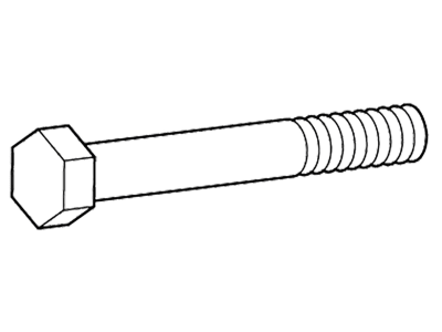 Walterscheid Sechskantschraube DIN 960 M 12 x 1,25 x 90, für Reibkupplungen K90, K90/4T, FK90/4T, 1304136