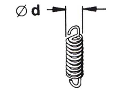 Walterscheid Zugfeder, 43,6 x 14,0 x 1,6 mm, für Unterlenkerfanghaken UHK-B Kat. 2L, 1305126 Walterscheid Zugfeder, 43,6 x 14,0 x 1,6 mm, für Unterlenkerfanghaken UHK-B Kat. 2L, 1305126