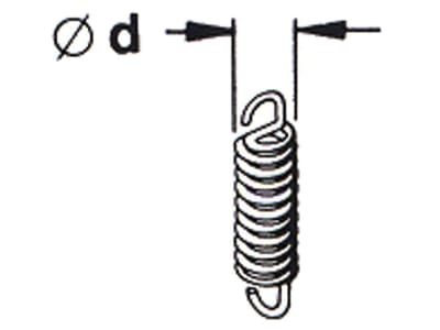 Walterscheid Zugfeder, 46,8 x 14,6 x 1,6 mm, für Unterlenkerfanghaken UHK-B Kat. 2, 2H, 3, 3H, 1099481